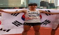 구미 육상의 자랑 김동진, 홍콩서 금빛 레이스 펼쳤다